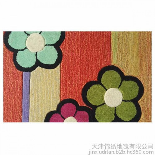 锦绣地毯手工制作羊毛腈纶地毯可量身定做图7