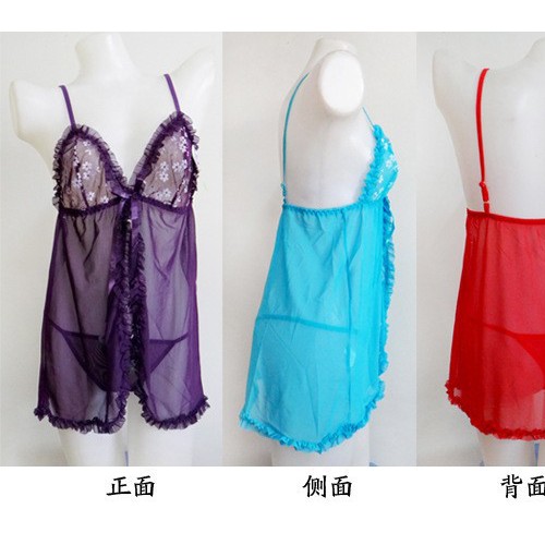 库存女士睡衣批发女式情趣睡衣女士激情睡衣女式网目蕾丝情趣睡衣82081图1
