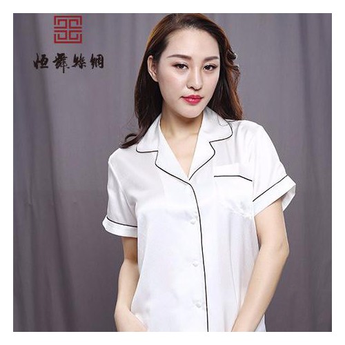 女士真丝睡衣家居服苏州工厂生产批发定制团购礼品恒舞丝绸图4