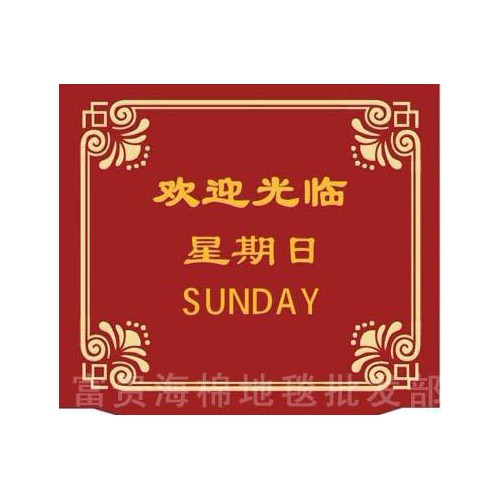 专业地毯 手工腈纶 电梯毯 定做LOGO 尺寸 迎宾地毯加厚