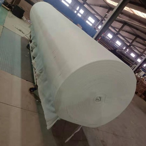 欣旺白色无纺布，短丝土工布300g河道护坡公路混养护支持订做加工现货图1