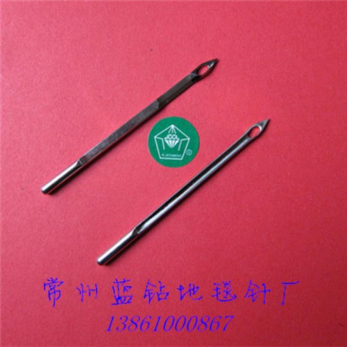 供应蓝钻3.9*100常州人造草坪地毯针腈纶地毯针批发
