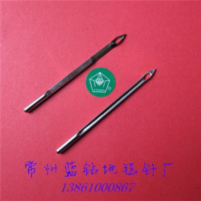供应蓝钻3.9*100常州人造草坪地毯针腈纶地毯针批发