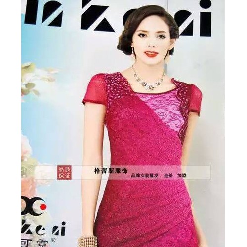 女式衬衫 广东高端品牌女性知性服饰 100%连衣裙品牌尾货折扣 加盟批发皆可图5