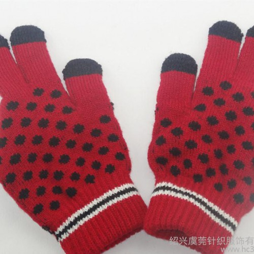 秋冬腈纶手套/可爱好看手套/家居手套上网触屏保暖手套