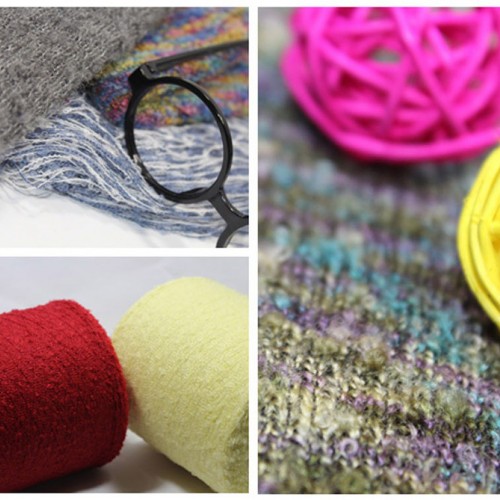 LOOP YARN  圈圈纱  德拉隆混纺纱 拜耳腈纶图1