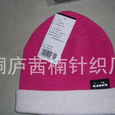 现货【针织帽子】桐庐厂家针织帽子腈纶材料厚实保暖