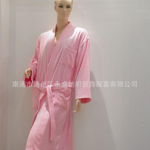 秋冬睡衣酒店睡袍加厚全棉睡袍男女浴袍家居服 特价图3