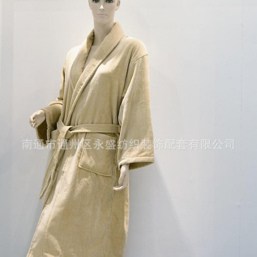 秋冬睡衣酒店睡袍加厚全棉睡袍男女浴袍家居服 特价图2