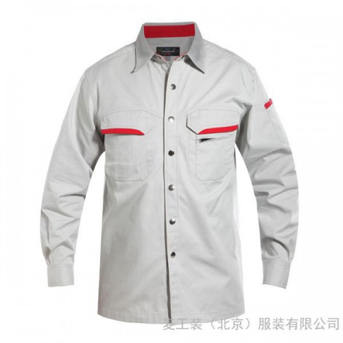 供应定做夏季长袖衬衫，北京衬衫批量订做价格，北京衬衫供货商图3