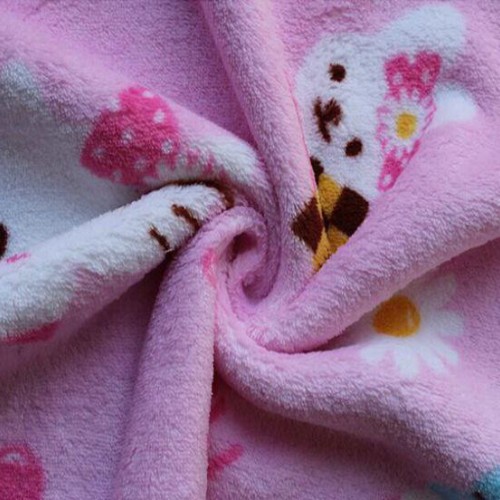 helloKitty珊瑚绒睡衣面料图2