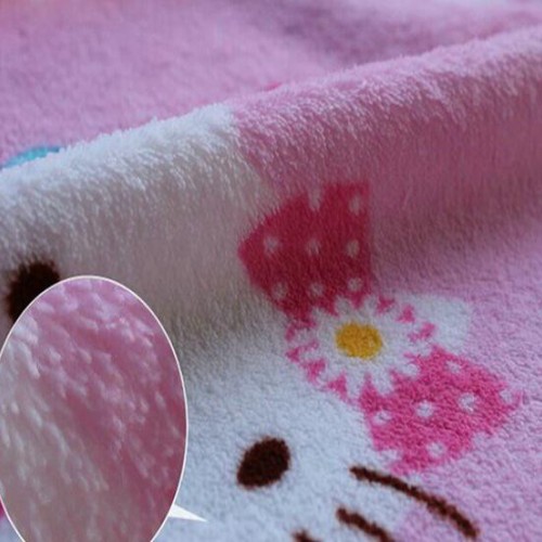 helloKitty珊瑚绒睡衣面料图1