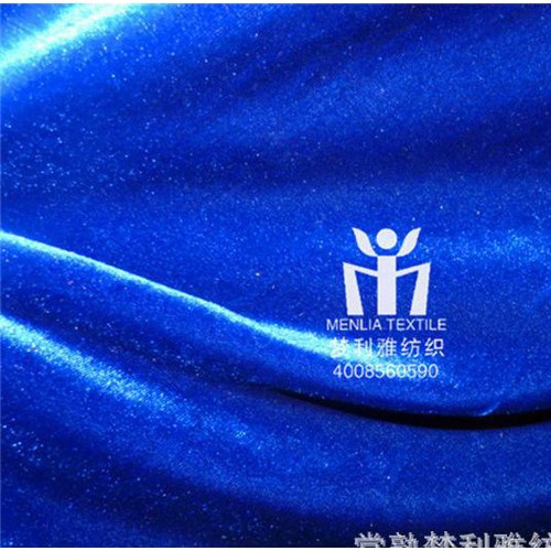 现货直销不倒绒 素色喷花银狐绒 保暖睡衣内衣绒布面料图2