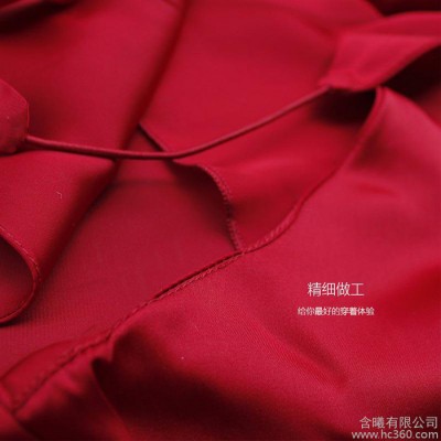 宫廷七号睡衣;真丝;居家服;短款;性感-