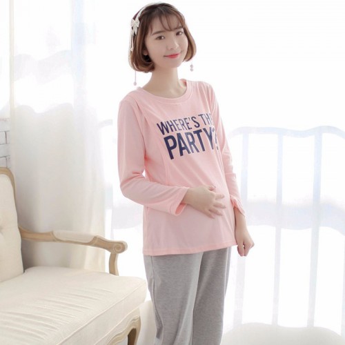 孕想事成0133 月子服** 秋冬热卖哺乳孕妇睡衣韩版时尚孕妇装月子服图2