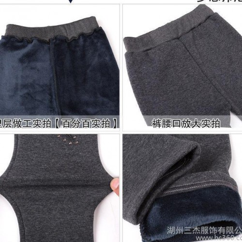 童裤批发女童裤子 冬季新款儿童打底裤女韩版百搭加绒打底裤厚图2