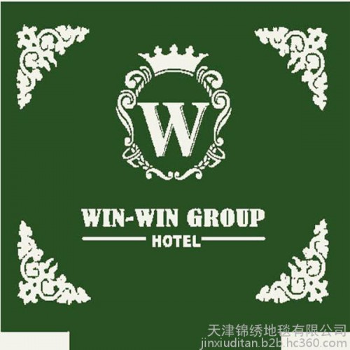 锦绣地毯批发零售手工制作走廊地毯会客厅地毯羊毛腈纶地毯电梯毯图4