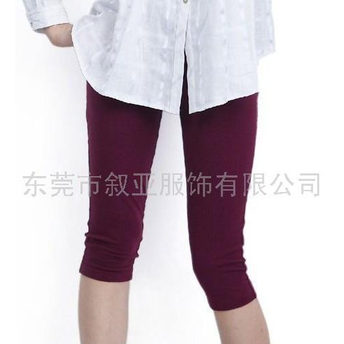 供应七分打底裤莫代尔打底裤 /纯棉打底裤/女装夏季必备图3