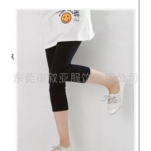 供应七分打底裤莫代尔打底裤 /纯棉打底裤/女装夏季必备图1