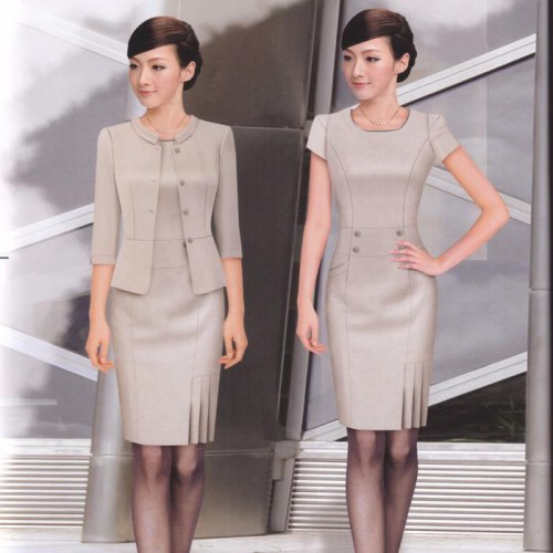 女西服 女套装 女式职业装 工装 工作服 女西服 女衬衫图3
