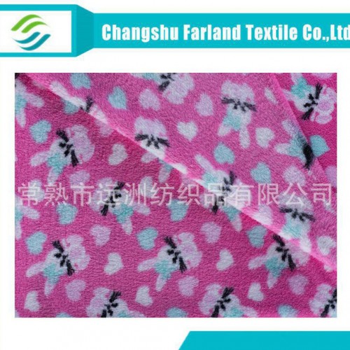 儿童卡通花型 用于儿童服装/睡衣/毛毯 珊瑚绒面料图3