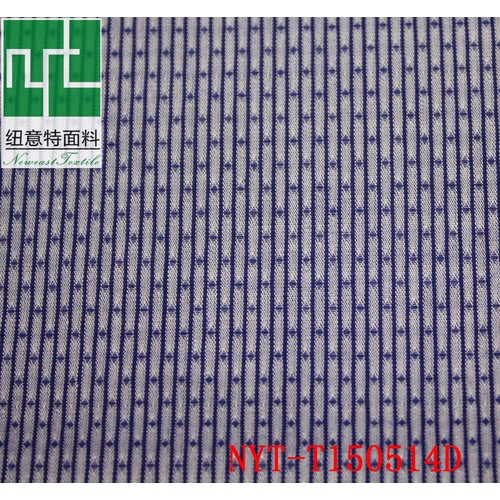 纽意特全棉色织NYT-T150514D款提花衬衫时装面料厂家定制图1