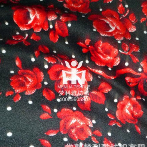 韩国绒经编KS不倒绒金丝绒直销 内衣睡衣窗帘服装布料图1