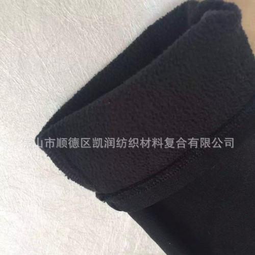 直销弹力加绒打底裤外穿秋冬长裤女高腰加厚黑色紧身小脚裤图2