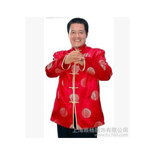 供应GY9024定做中老年唐装上衣男装中国风长袖图3