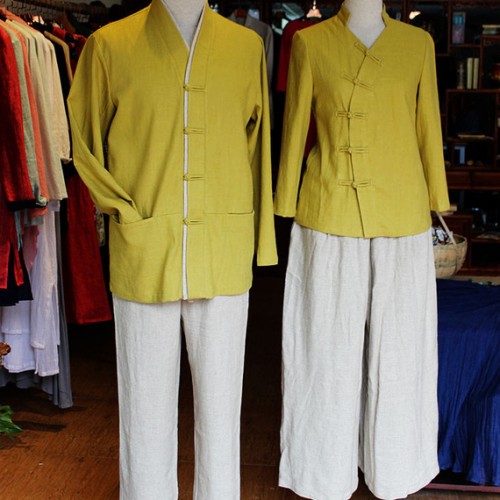 深圳赢唐服饰 棉麻料中式服装女士唐装/唐装汉服旗袍/新中式手工定制/高端茶楼会所图2