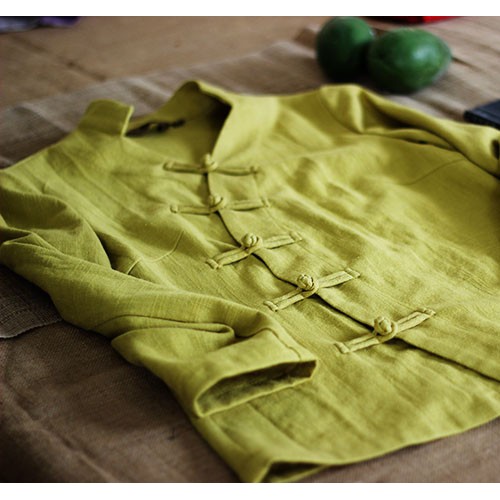深圳赢唐服饰 棉麻料中式服装女士唐装/唐装汉服旗袍/新中式手工定制/高端茶楼会所图3