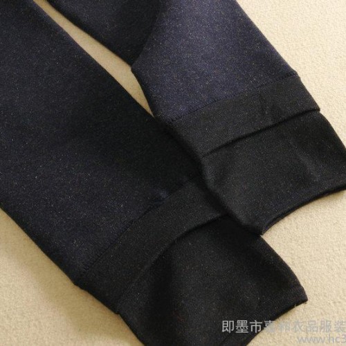 打底裤,外贸日系厂家跟单 出口加厚貂绒 冬款保暖 脚踩幻彩脚踩打图3