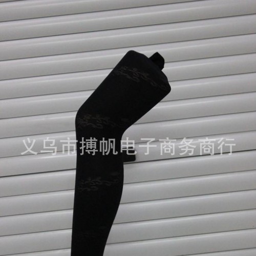 无缝仿牛仔提花裤 九分打底裤 弹力裤送录音  提花裤图1