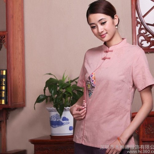 木棉道新款中式改良唐装时尚中式服装汉服复古中国风18284 木棉道新款中式改良唐装时图3