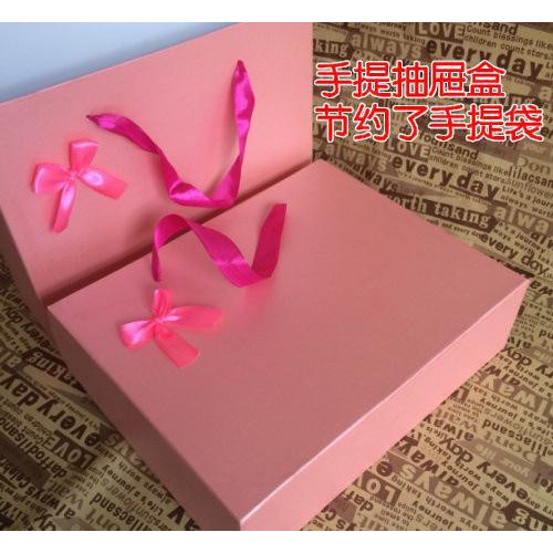 抽屉盒 商务大号 衬衫盒 内衣 文胸 手提礼物包装纸盒子 礼品盒图3