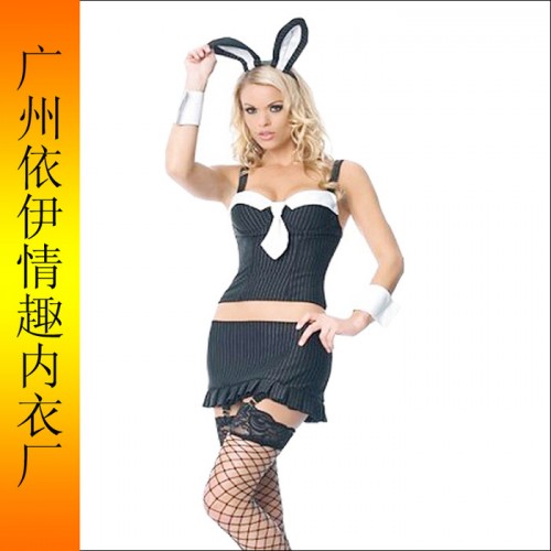 供应 黑色 性感睡衣 情趣 游戏制服 角色扮演 演出套装 EU002图1