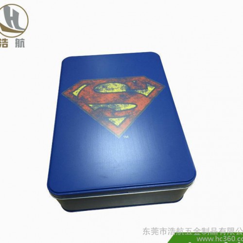 专业定制男装睡衣铁盒铁罐包装 定做印刷个性马口铁包装盒 方形图2