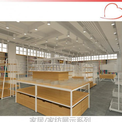 佛山爱傢服装展示架 睡衣家居服陈列架 纺织品展示柜 零售店展图3