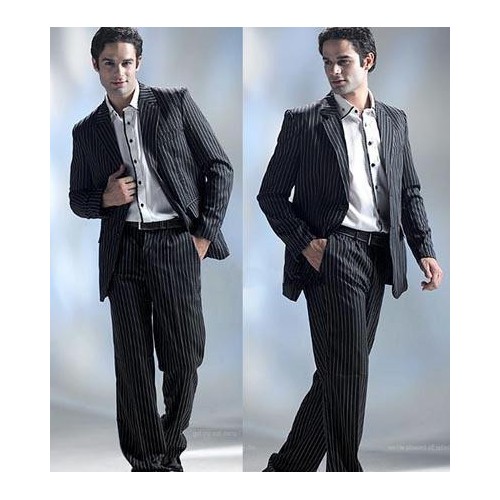 【职业装 职业制服 订做】订做高品质男士商务西服 衬衫 款式图1