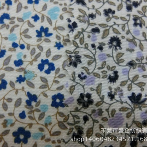 SQ019#  小花布 全棉印花布 碎花布 睡衣玩具鞋子等面图3