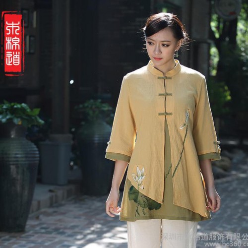 木棉道.女士唐装春装新款上衣 国学传统文化服装 民族风16013图3
