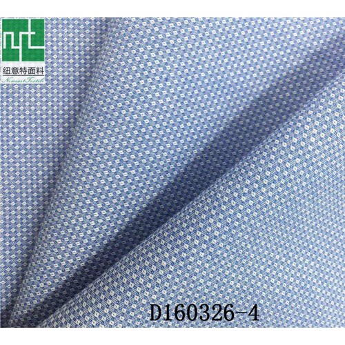 纽意特32S色织全棉丝光提花休闲男士衬衫面料  厂家定制图4