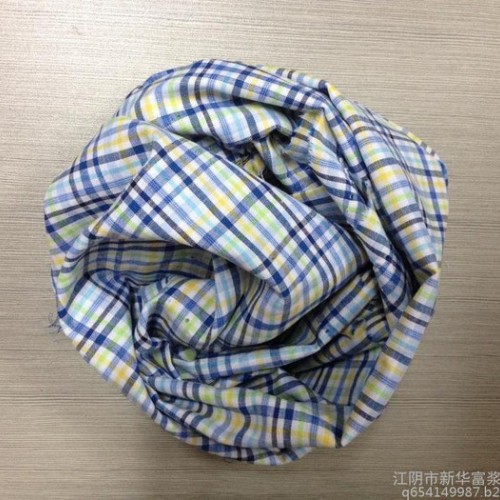 【色织格子布定制】麻棉色织格子布 衬衫面料系列图2