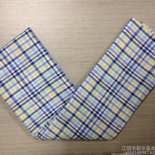 【色织格子布定制】麻棉色织格子布 衬衫面料系列图5