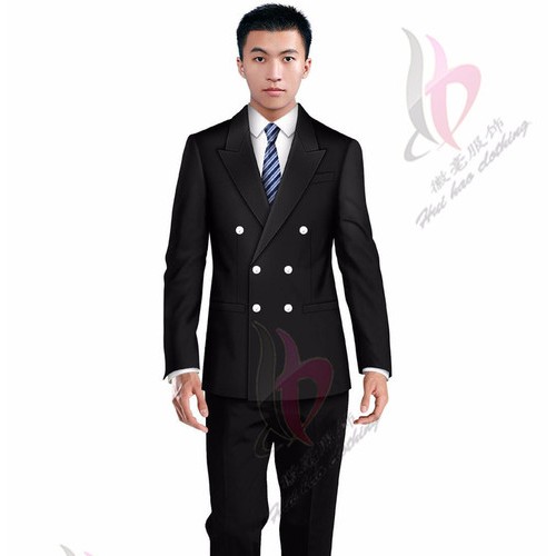 专业定制商务男职业装,夏季 企业行政商务职业衬衫西装定做批发图2