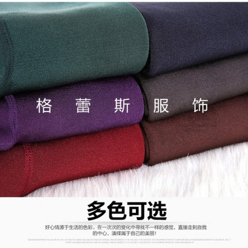 厂家供应时尚天鹅绒打底裤折扣批发 格蕾斯品牌女装折扣平台图7