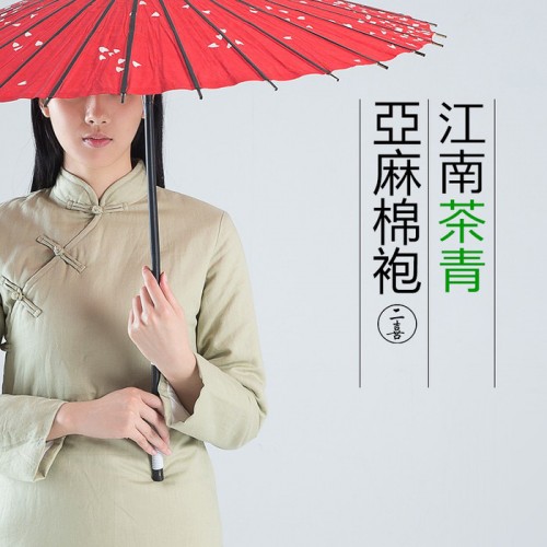 二喜茶服禅衣茶人服改良汉服唐装旗袍中式棉麻服装茶服代理批发厂家货源图3