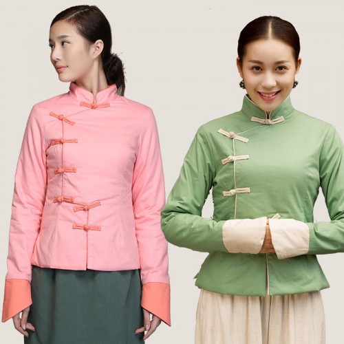 二喜茶服禅衣茶人服改良汉服唐装旗袍中式棉麻服装茶服代理批发厂家货源图5