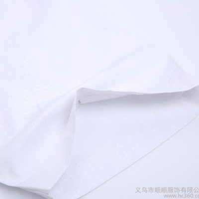 2015  男式夏季半袖白衬衫工装职业寸衣4s汽车销售条纹