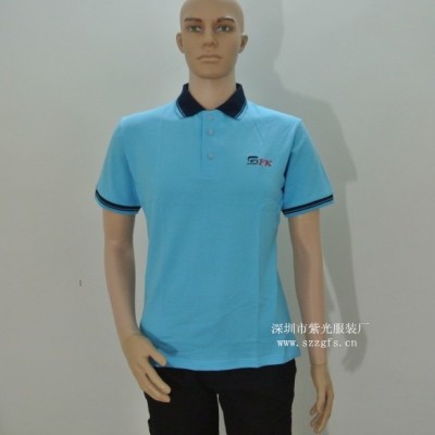 定做龙岗制服定制工厂工衣衬衫厂服供应厂家深圳紫光服装厂